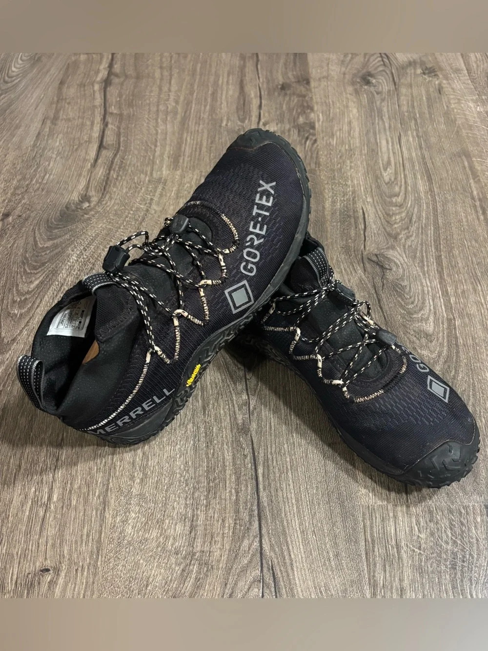 Merrell Trail Glove 7 GORE-TEX Vibram Sneaker Women’s Size 9 Black Waterproof